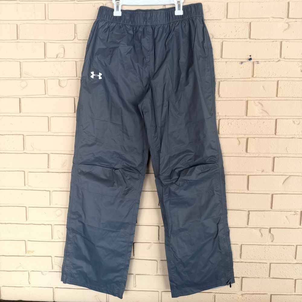 Under Armour Storm Rain Waterproof Pants Men's Gray Hiking Golf Outdoor M New